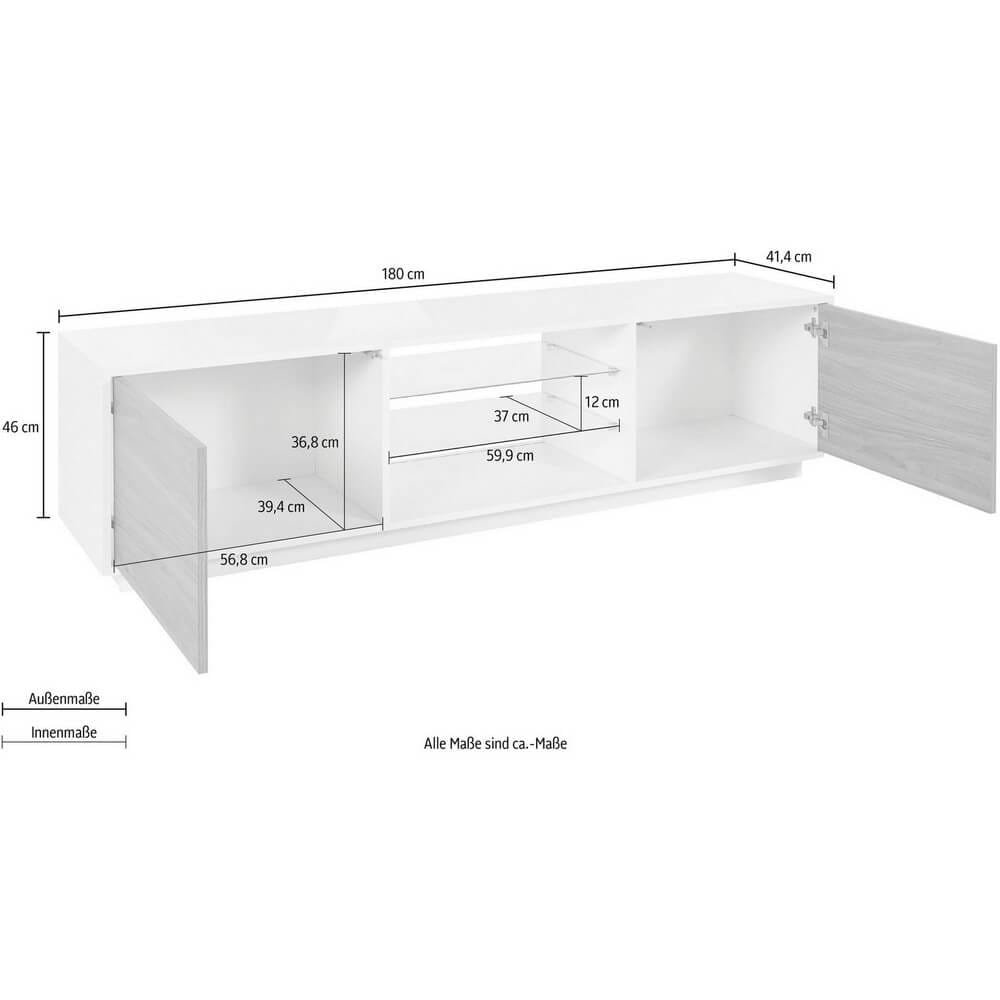 Mobile Porta Tv Moderno 180×41,4x46cm – ENIGMA