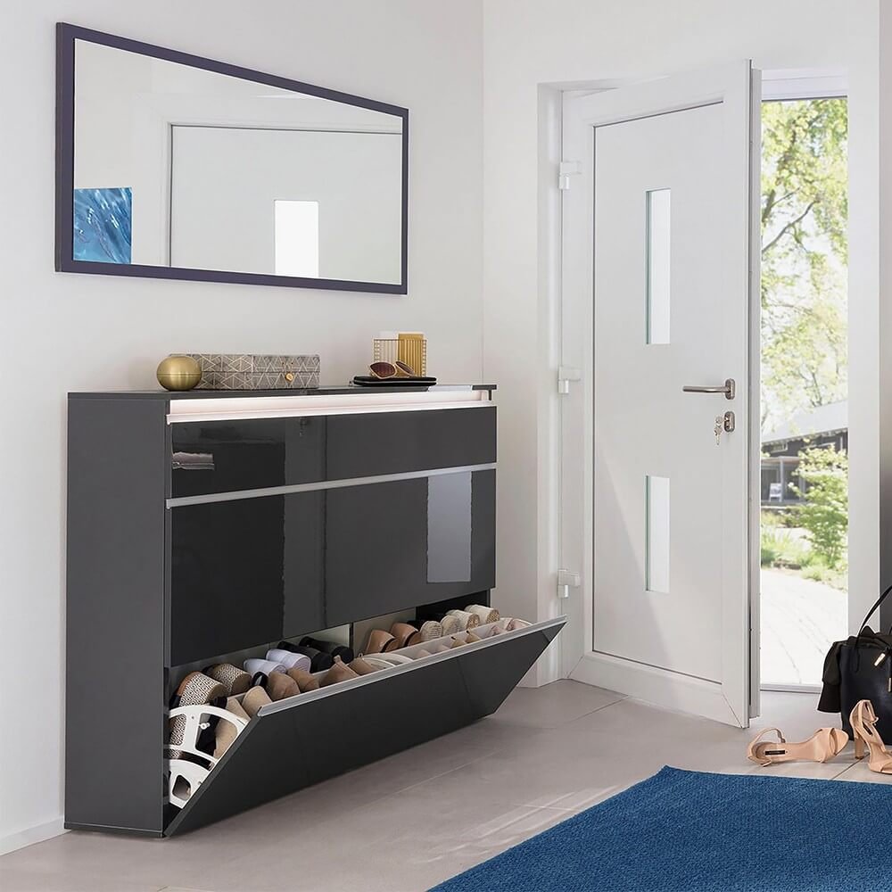 Scarpiera Moderna 3 Ante 120×26,5x108cm – SATURNO