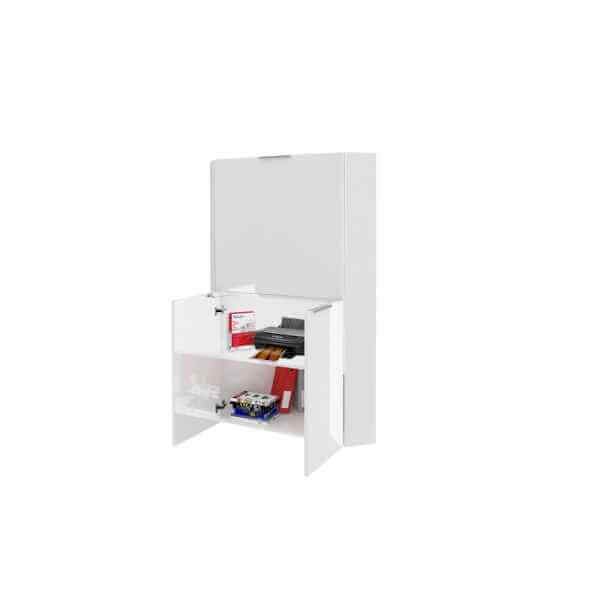 Scrivania a Scomparsa con ribalta e ante battenti 70x57x140cm – POSEIDON