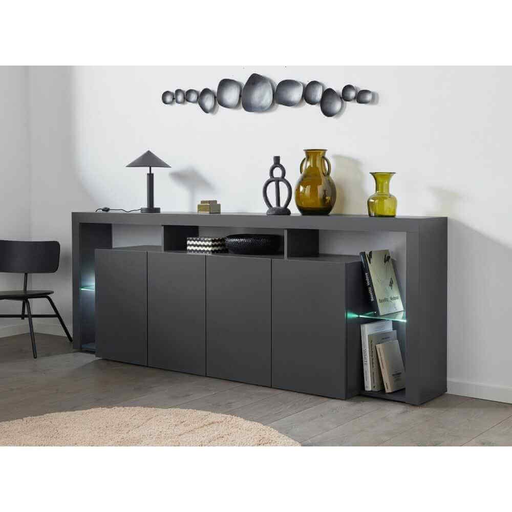 Madia moderna 4 ante 220x40x80cm – SOLSTICE