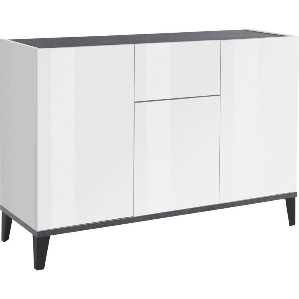 Madia 3 ante 1 cassetto per Soggiorno Moderna 120x40x82cm – ARTEMIS