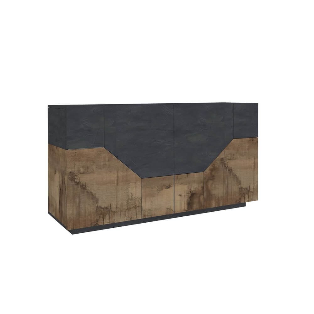 Madia 4 ante per Soggiorno Moderna 200x43x86cm – NEBULA