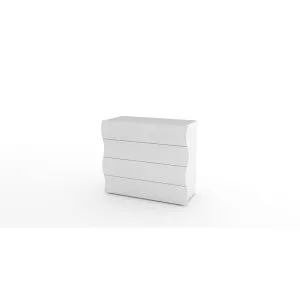 Comò Moderno per Camera Da Letto Con 4 Cassetti 98x40x81,5cm – APOLLO