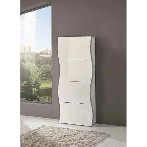 Scarpiera Moderna 4 Ante 71×26,6×161,4cm – APOLLO