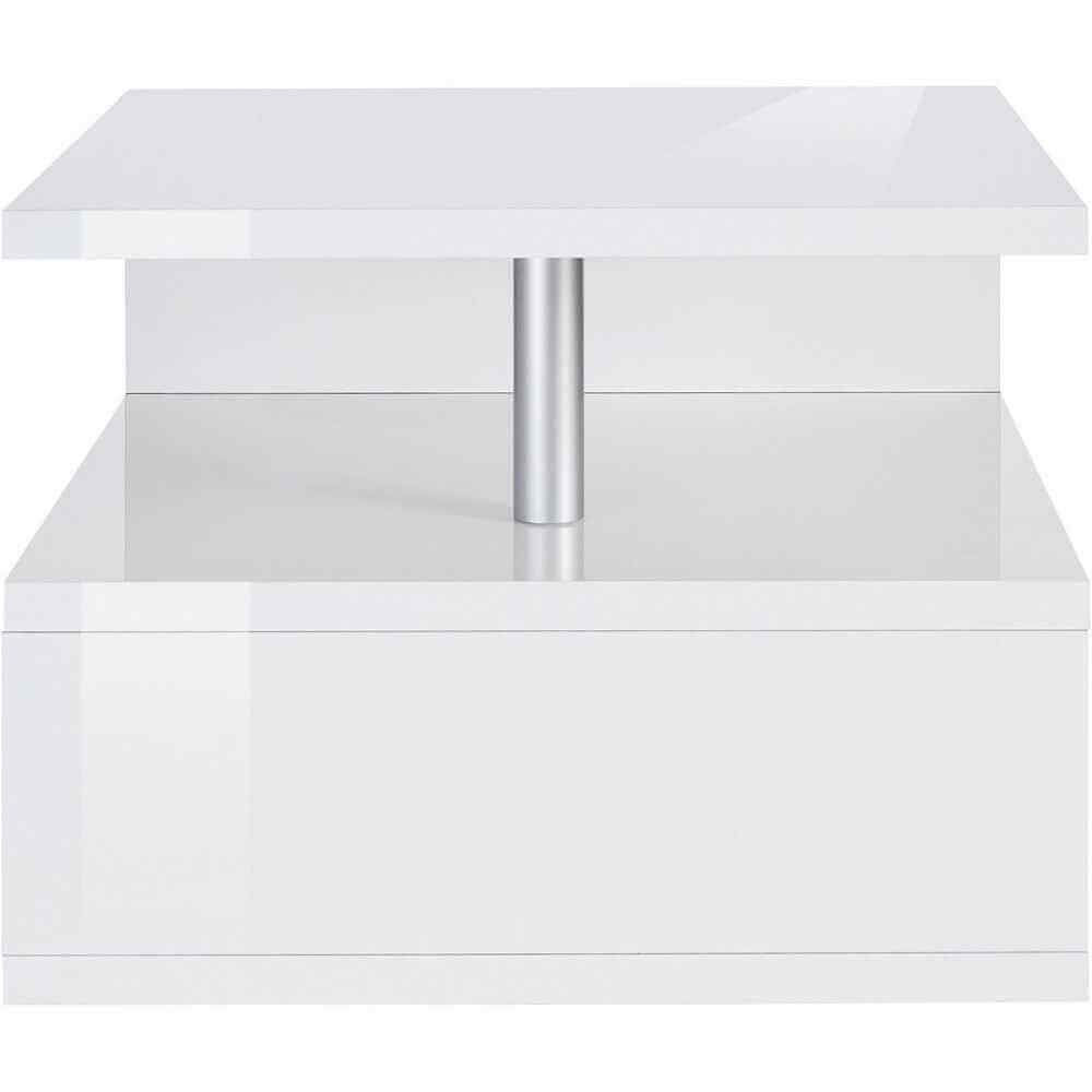 Tavolino da caffè doppio ripiano 55x55x41,5cm – ASTRA