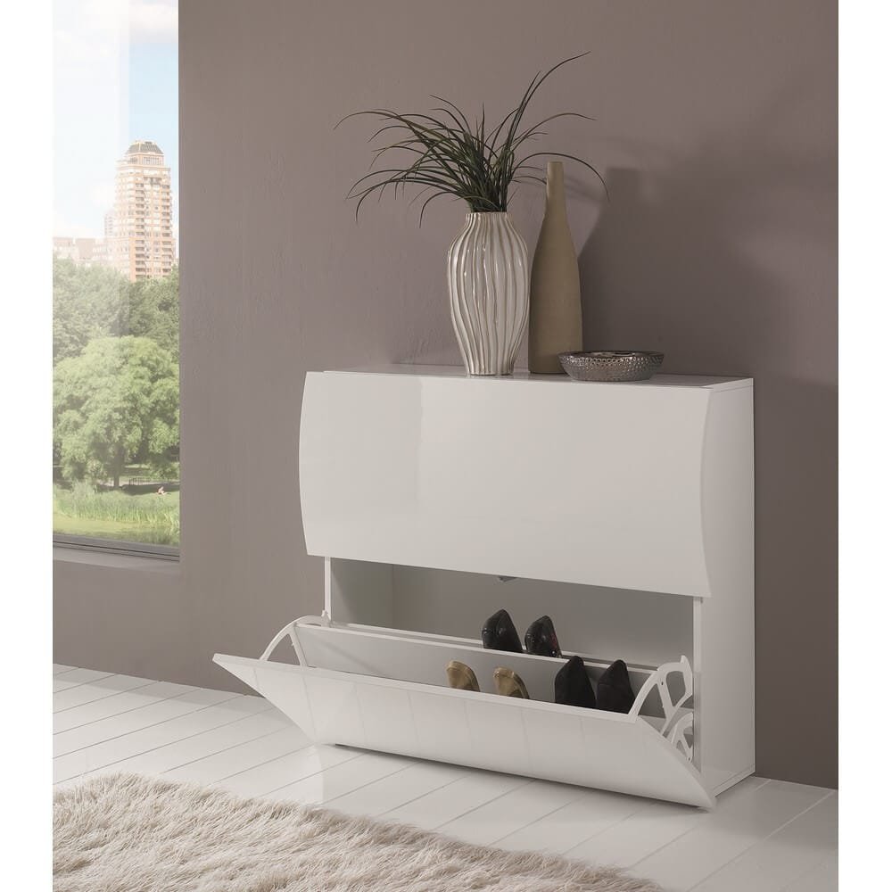 Scarpiera Moderna 2 Ante 101×26,6×81,5cm – APOLLO