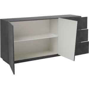 Madia 2 ante 3 cassetti per Soggiorno Moderna 180x43x86cm – GALAXIA