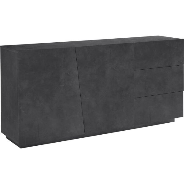 Madia 2 ante 3 cassetti per Soggiorno Moderna 180x43x86cm – GALAXIA