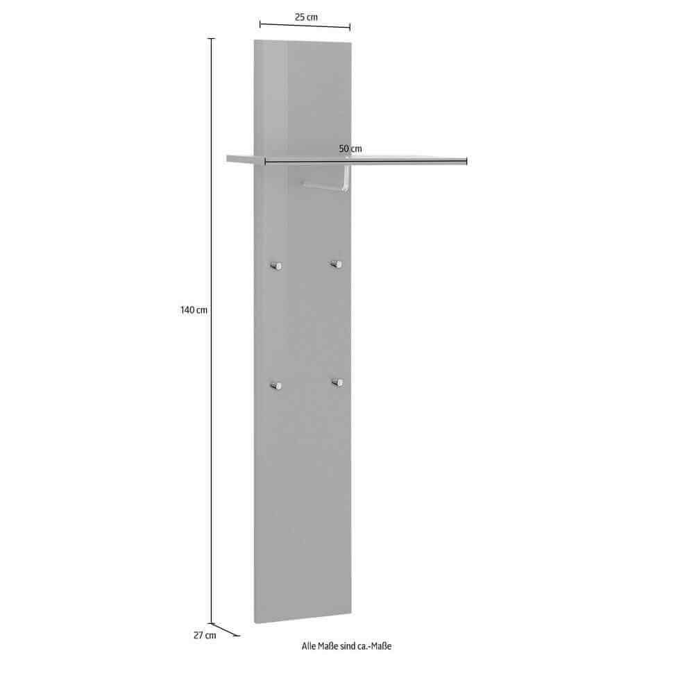 Appendiabiti Moderno per Ingresso 50x27x140cm – HADES
