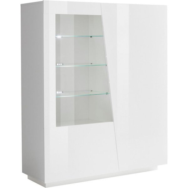 Vetrina 2 ante Moderna per Soggiorno E Sala Da Pranzo 120x43x146cm – GALAXIA