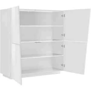 Madia alta 4 ante per Soggiorno Moderna 120x43x126cm – GALAXIA