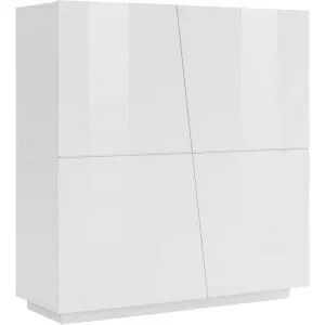 Madia alta 4 ante per Soggiorno Moderna 120x43x126cm – GALAXIA