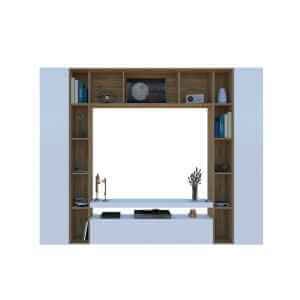 Parete Attrezzata Moderna per Soggiorno 270X35X210cm – CHRONOS