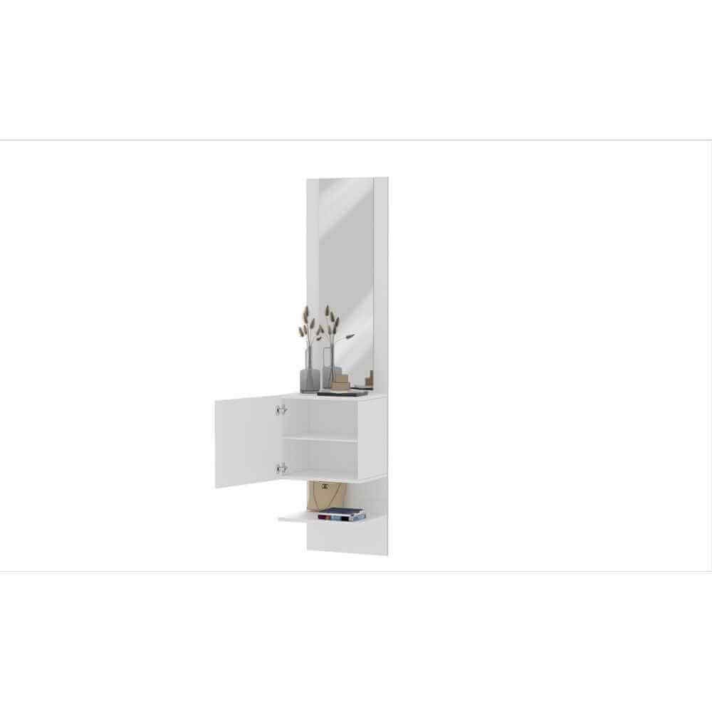 Mobile ingresso con Scarpiera e specchio 45x35x191cm – PHOENIX