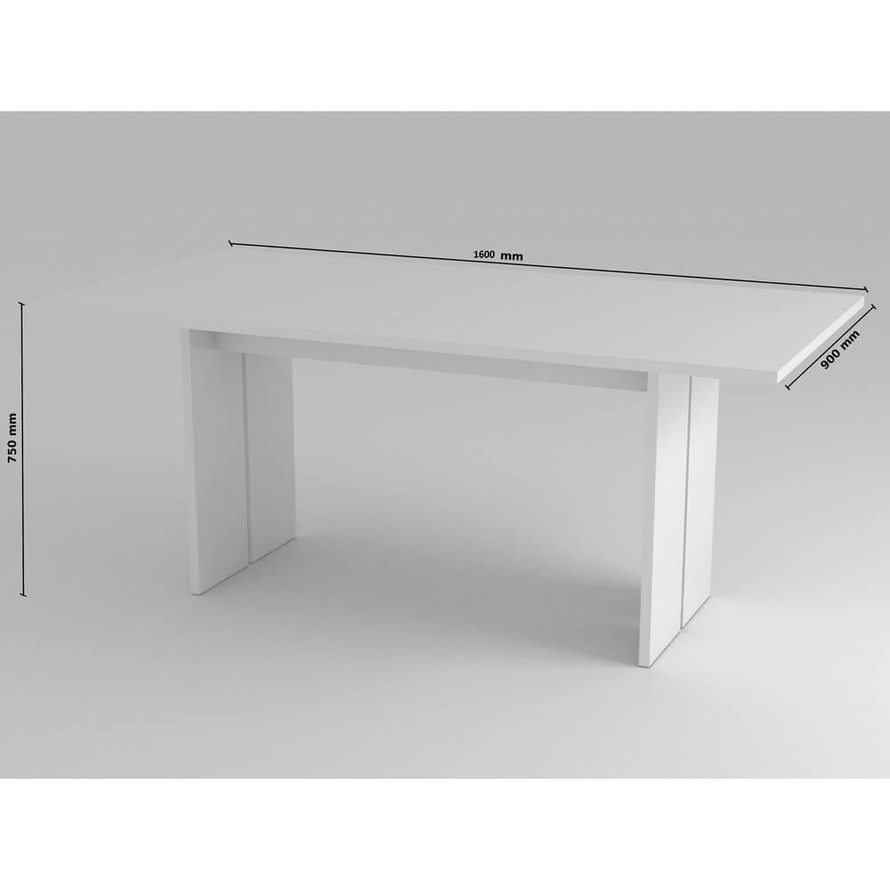 Tavolo Da Pranzo Allungabile Moderno 160/90/75cm – ANDROMEDA