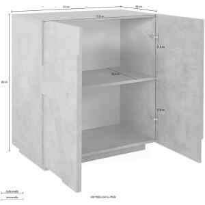 Madia 2 ante per Soggiorno Moderna 81,2×44,2x86cm – PULSE