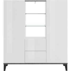 Madia 2 ante e due cassetti per Soggiorno Moderna 120x40x132,5cm – ARTEMIS