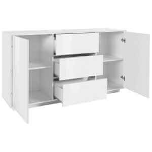 Madia 2 ante 3 cassetti per Soggiorno Moderna 160×41,4x86cm – ENIGMA