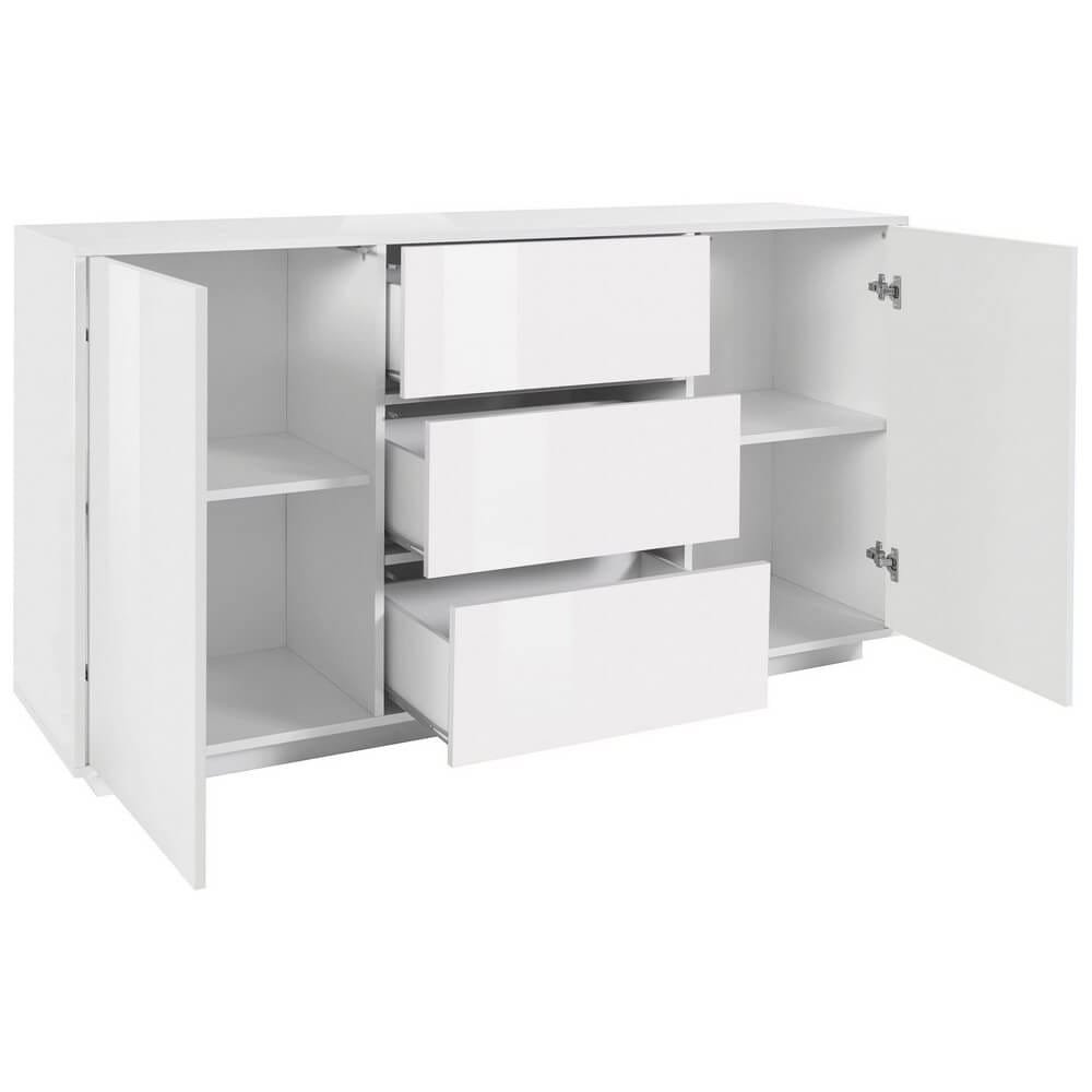 Madia 2 ante 3 cassetti per Soggiorno Moderna 160×41,4x86cm – ENIGMA