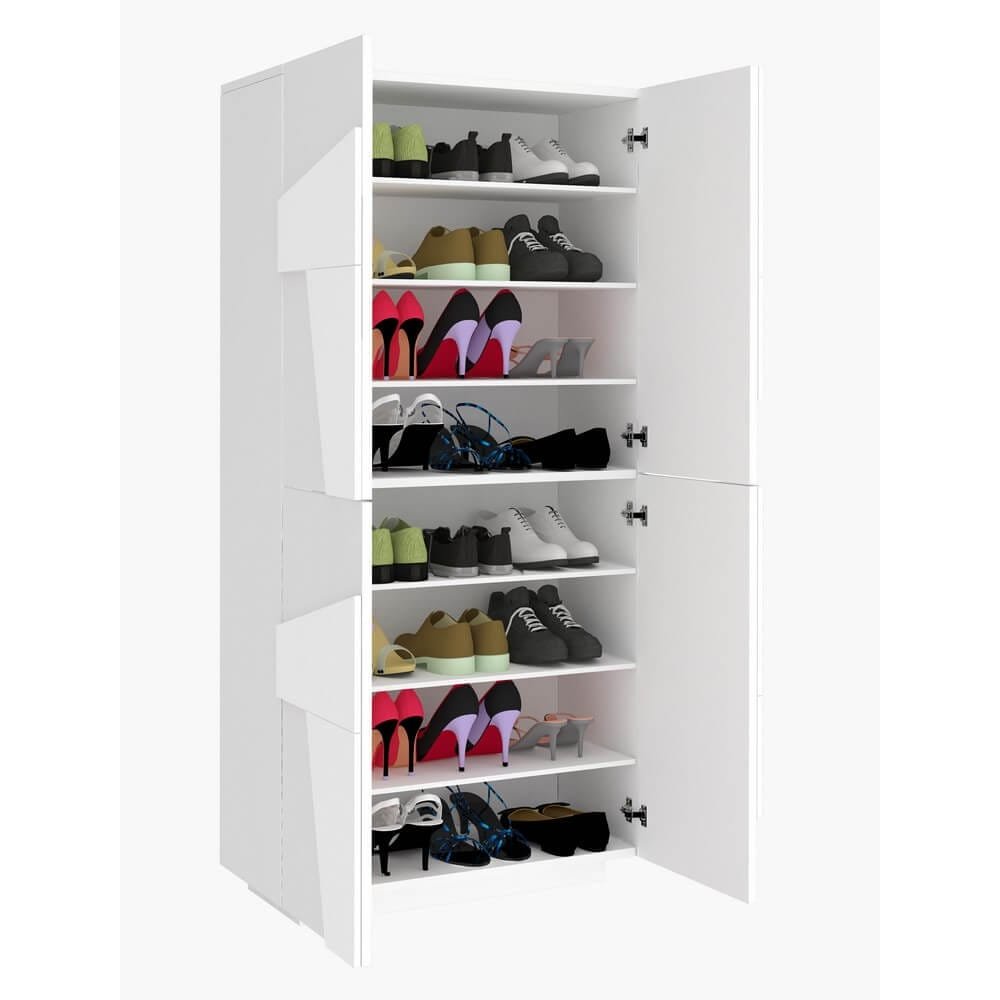 Scarpiera Moderna 4 Ante 81×39,2×167,6cm – PULSE