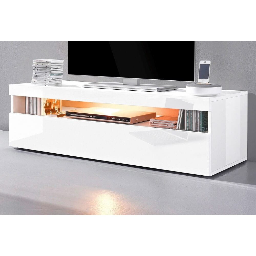 679613_BURRATA_AMB2 Mobile Porta Tv Moderno 130x45x36,2cm – LUMINA