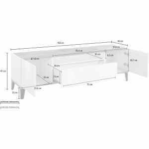 Mobile Porta Tv Moderno 160x40x47cm – ARTEMIS