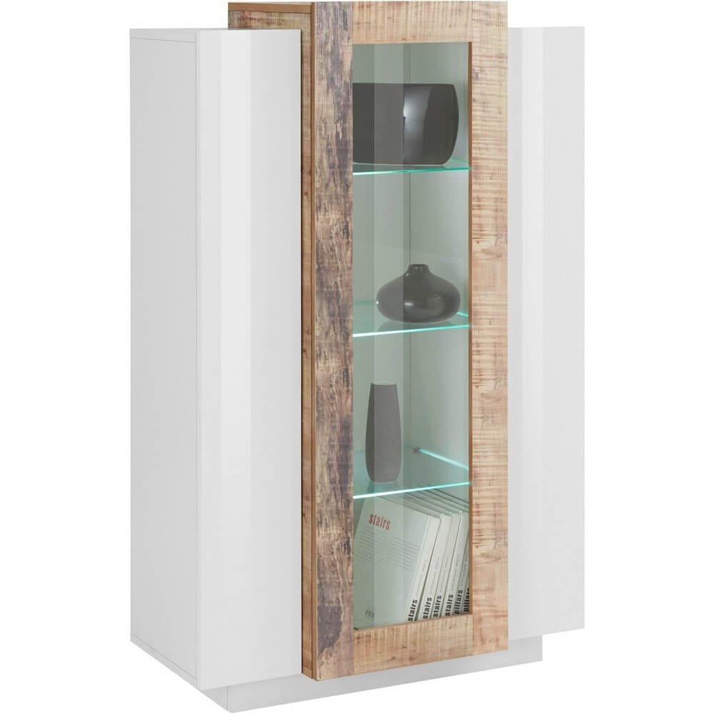 Vetrina Moderna per Soggiorno E Sala Da Pranzo 80x38x120,5cm – CELESTIA