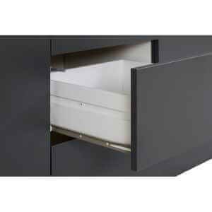 Madia moderna 2 ante con 3 cassetti 180x40x80cm – SOLSTICE