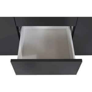 Madia moderna 2 ante con 3 cassetti 180x40x80cm – SOLSTICE