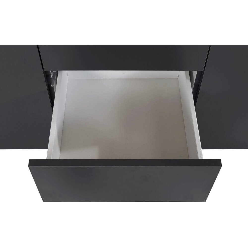 Madia moderna 2 ante con 3 cassetti 180x40x80cm – SOLSTICE
