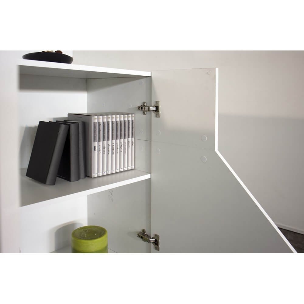 Madia 4 ante 3 cassetti per Soggiorno Moderna 2201,1x43x86cm – NEBULA