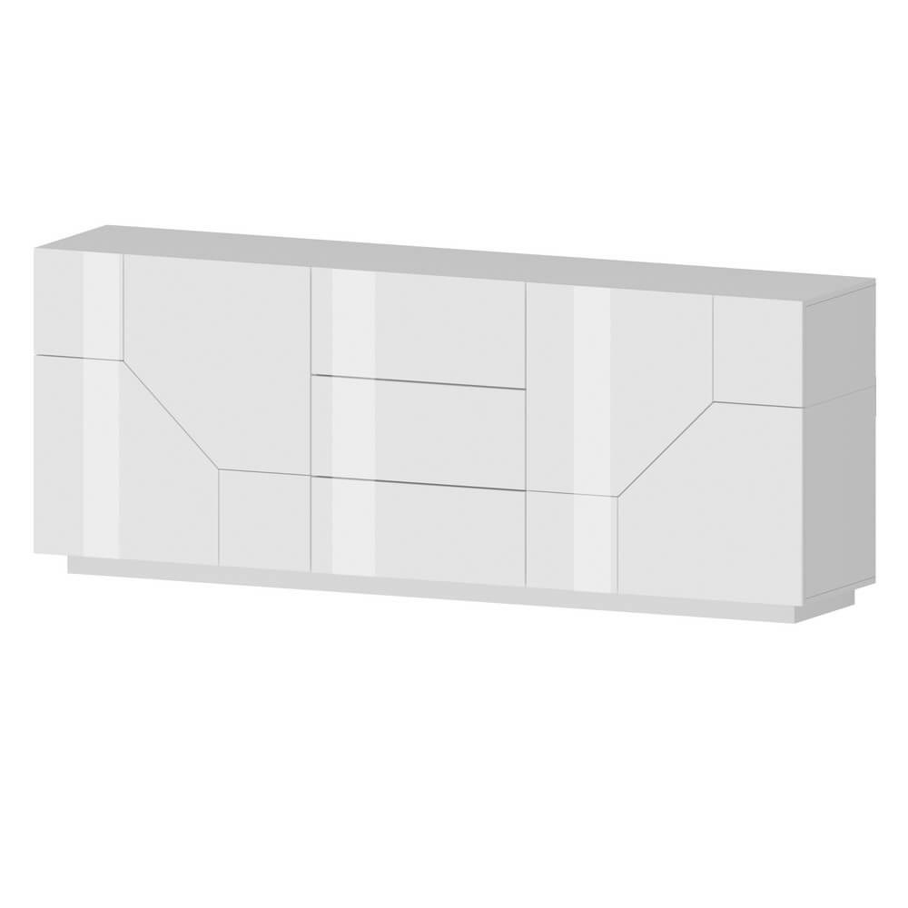 Madia 4 ante 3 cassetti per Soggiorno Moderna 2201,1x43x86cm – NEBULA