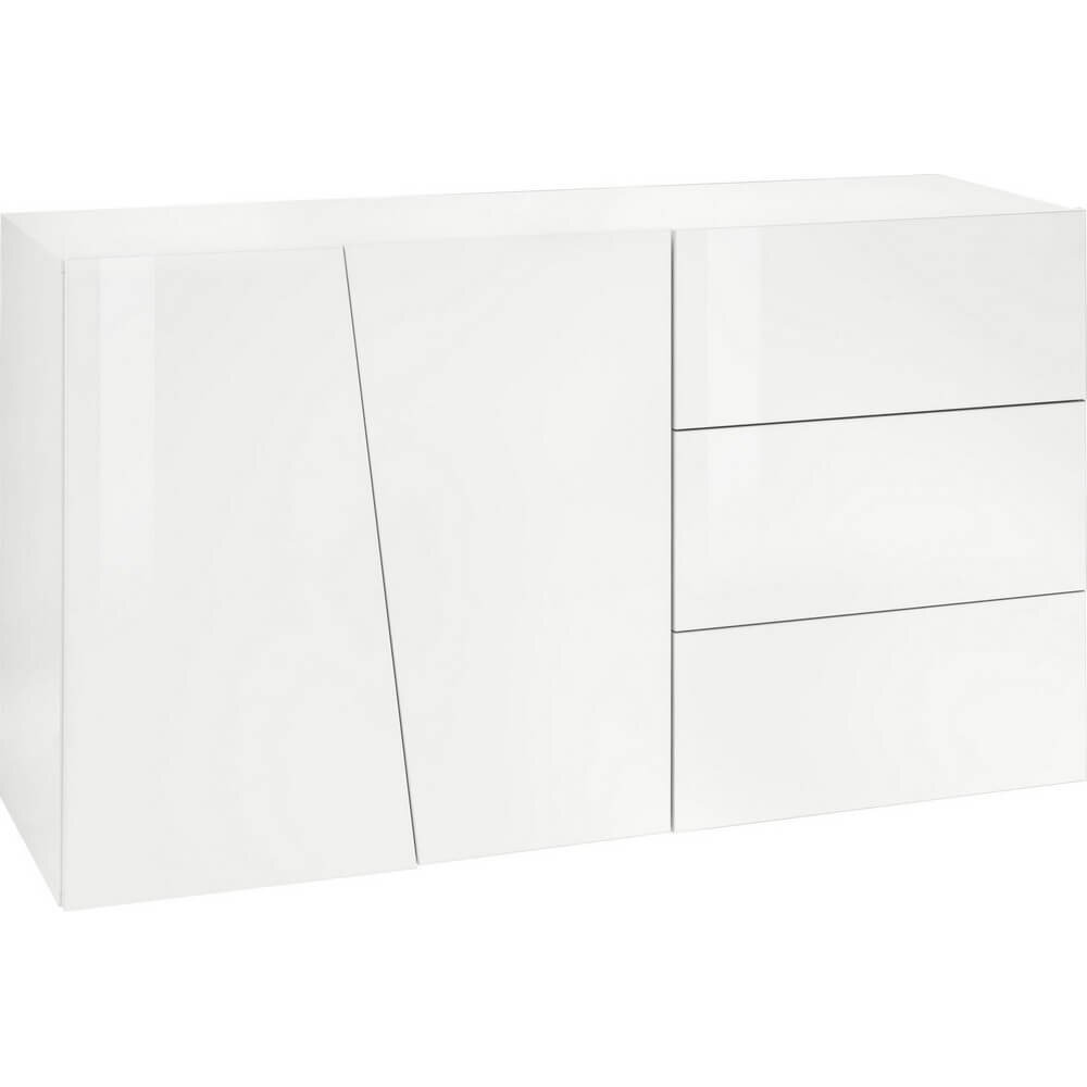 Madia con 2 ante e 3 cassetti per Soggiorno Moderna 140,9x43x86cm – GALAXIA