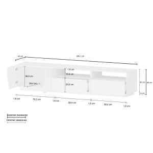 Mobile Porta Tv Moderno 200,1x43x46cm – NEBULA