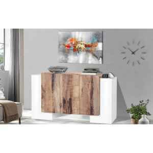 Madia 5 ante per Soggiorno Moderna 170×35/45x85cm – APEX