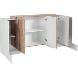 Madia 5 ante per Soggiorno Moderna 170×35/45x85cm – APEX