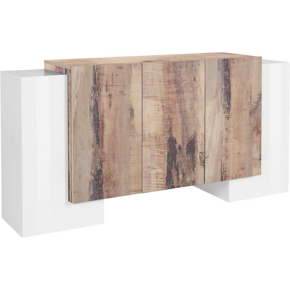 Madia 5 ante per Soggiorno Moderna 170×35/45x85cm – APEX