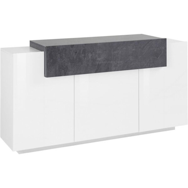Madia 4 ante per Soggiorno Moderna 160x45x85,5cm – CELESTIA