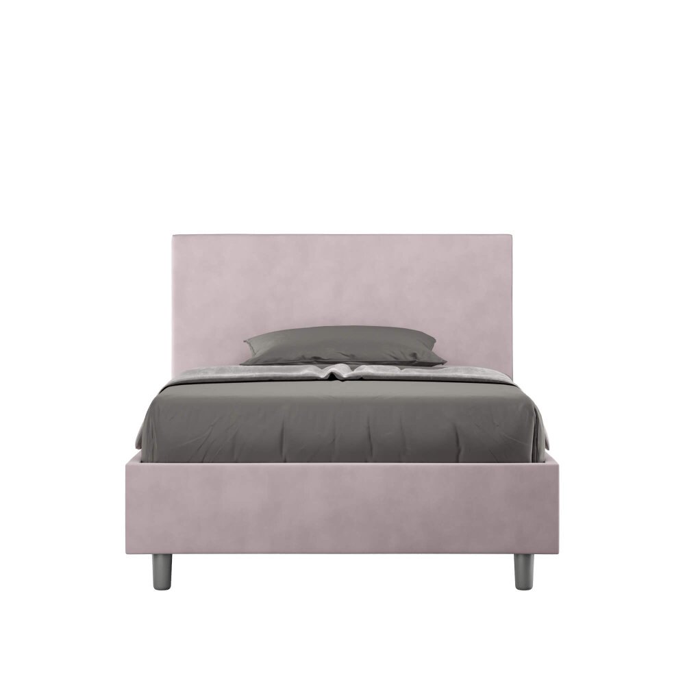 Letto Singolo rivestito in Microfibra – ADELE