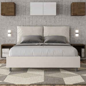 Letto Matrimoniale rivestito in Similpelle – ANTEA