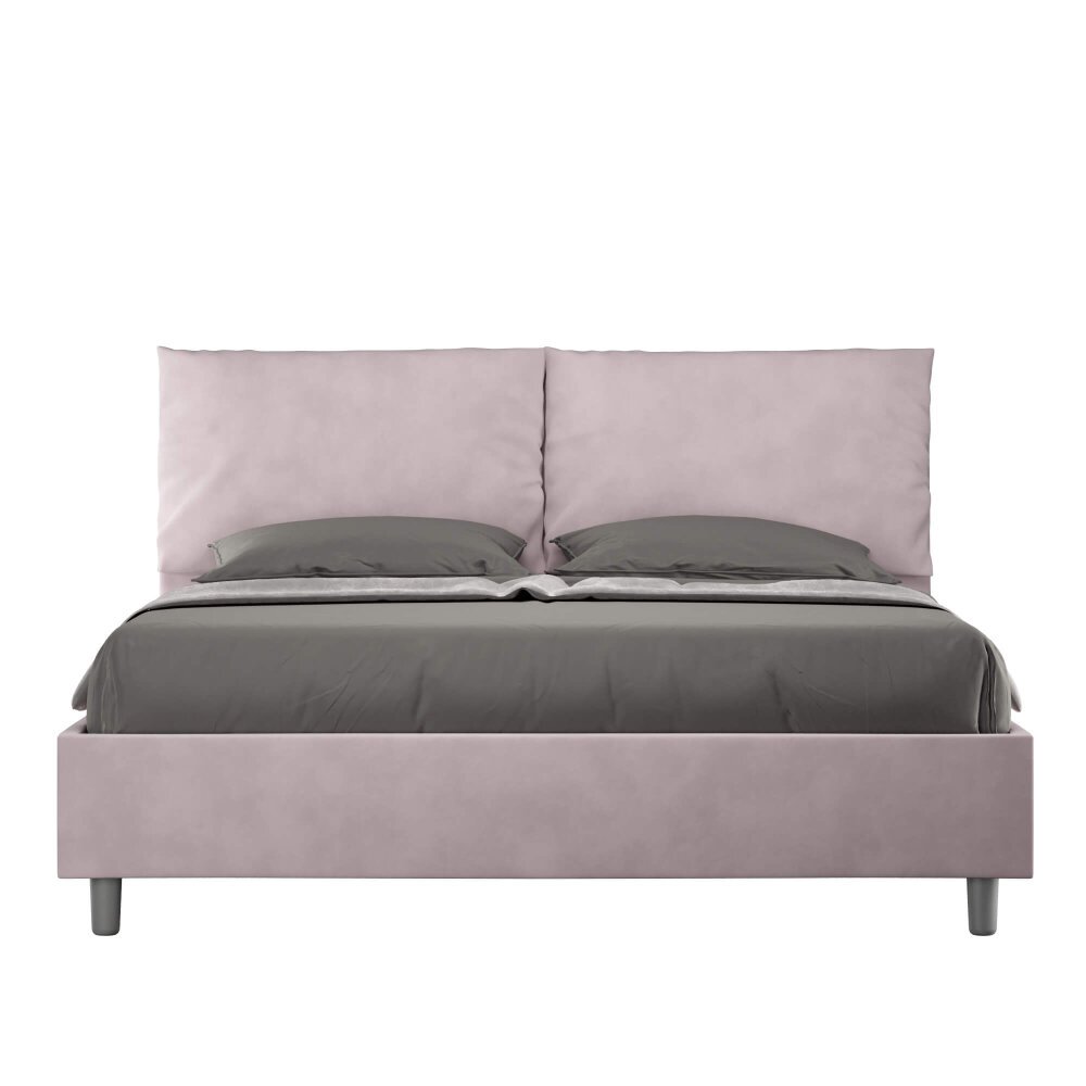 Letto Matrimoniale rivestito in Microfibra – ANTEA