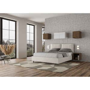 Letto Matrimoniale rivestito in Similpelle – ANTEA