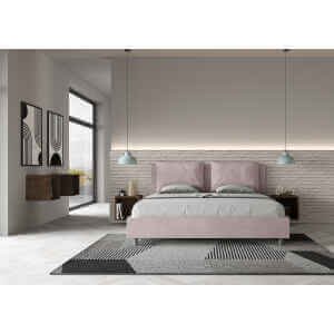 Letto Matrimoniale King size rivestito in Microfibra – ANTEA