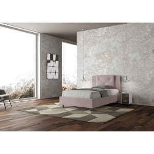 Letto una piazza e mezza rivestito in Microfibra – APPIA