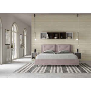 Letto Matrimoniale King size rivestito in Microfibra – APPIA