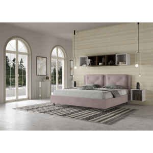Letto Matrimoniale King size rivestito in Microfibra – APPIA