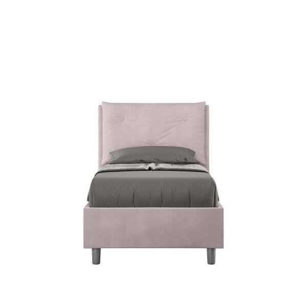 Letto Singolo rivestito in Microfibra – APPIA