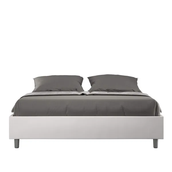 Letto Matrimoniale rivestito in Similpelle – AZELIA