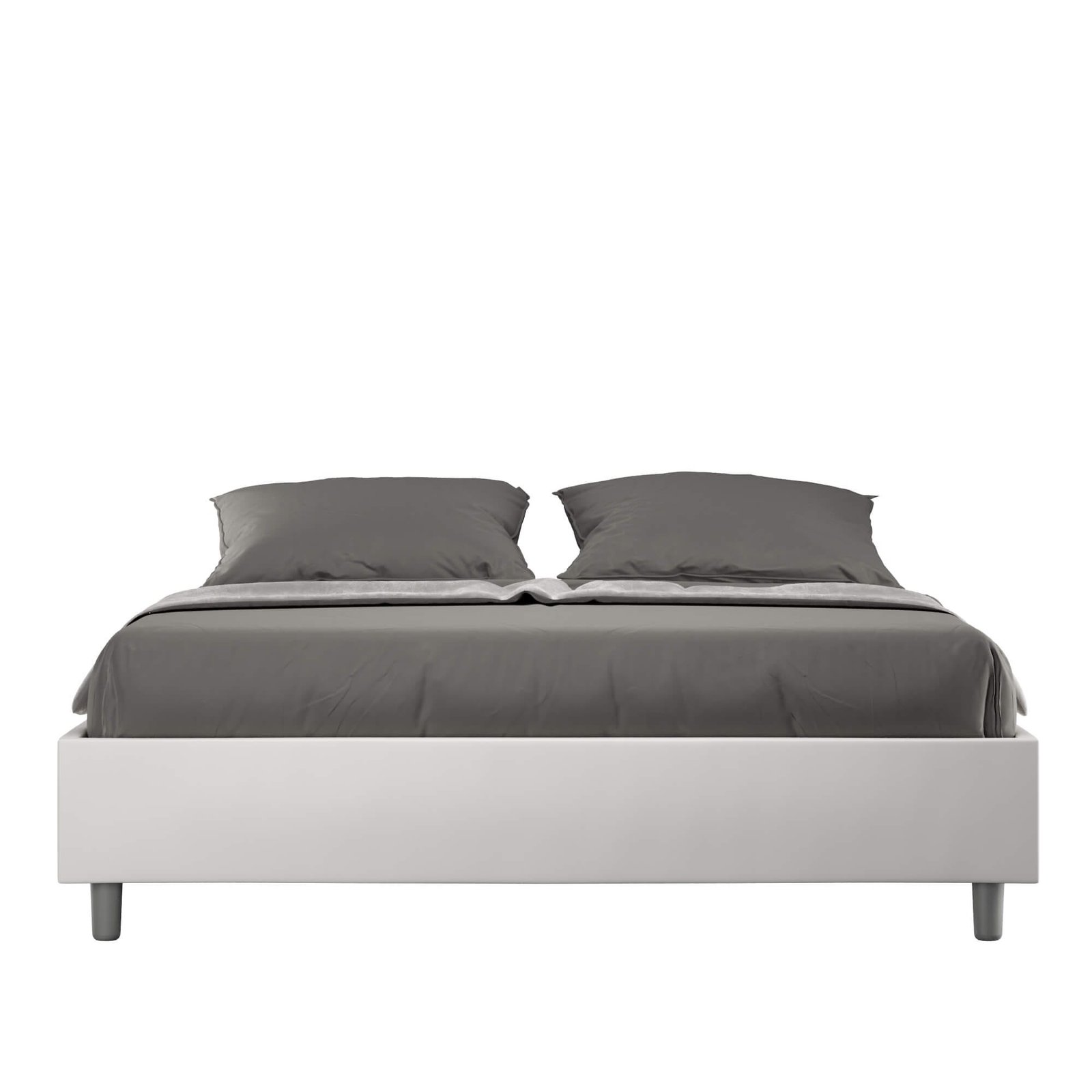 Letto Matrimoniale rivestito in Similpelle – AZELIA