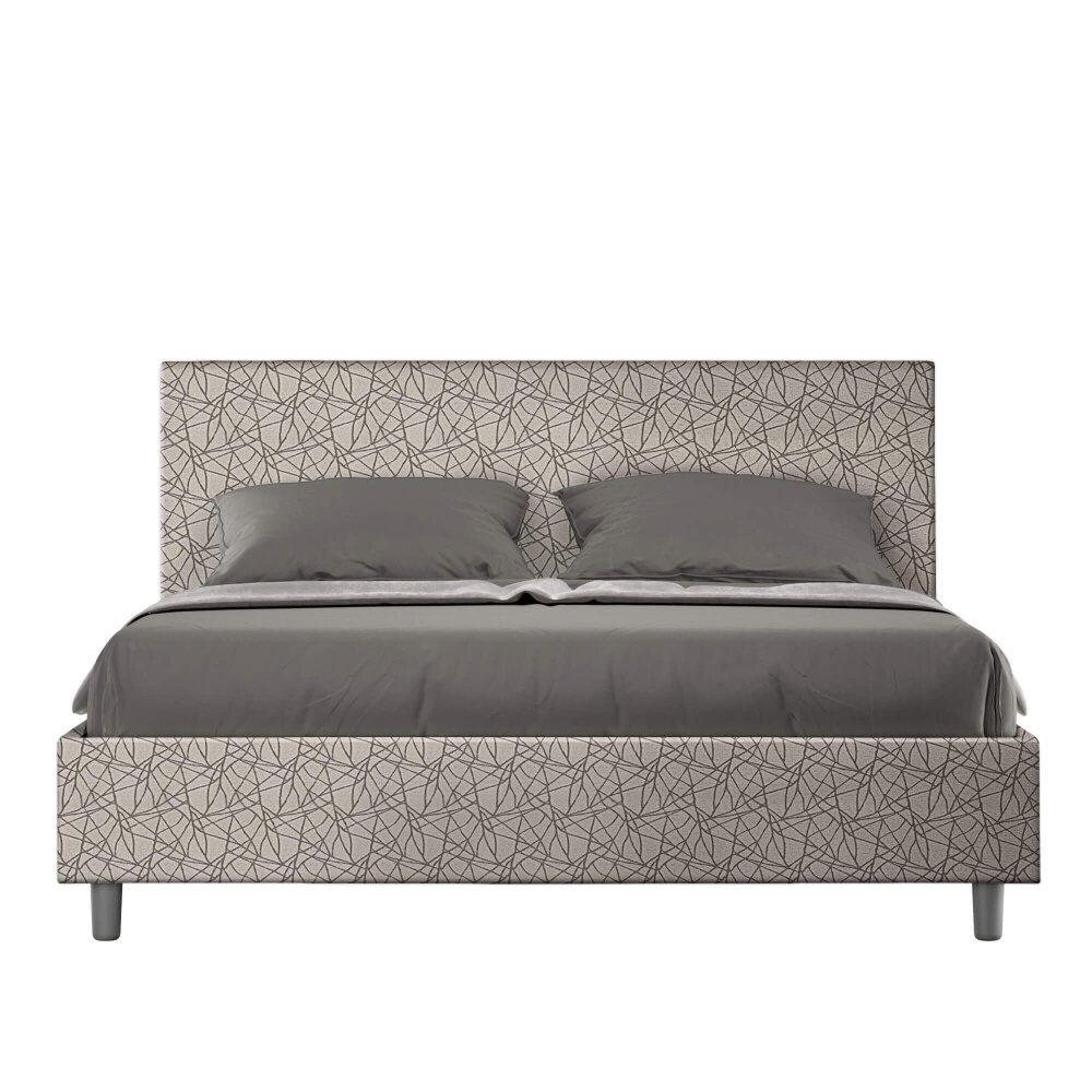 Letto Matrimoniale rivestito in Tessuto Era – ADELE